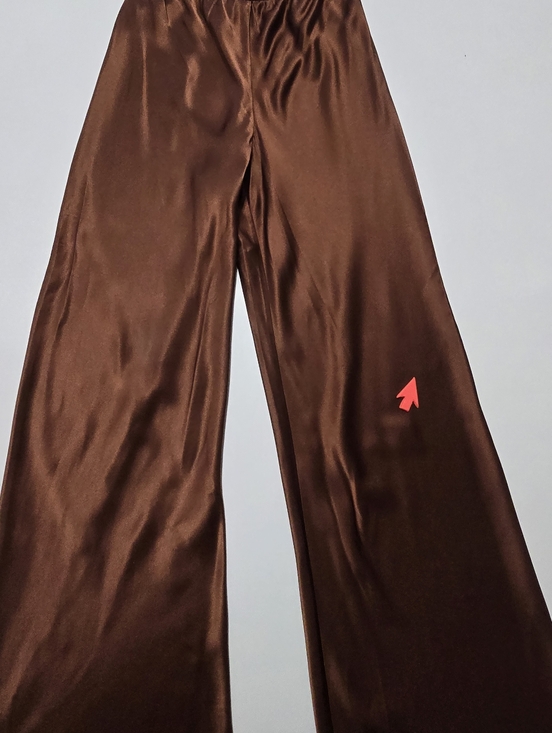 Silk Laundry Brown Bias Cut Pants Size XS - Picture 8 of 15